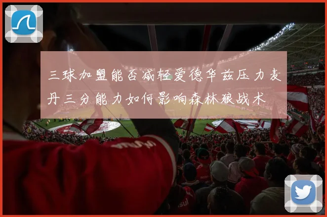 三球加盟能否减轻爱德华兹压力麦丹三分能力如何影响森林狼战术